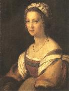 Portrait of the Artist s Wife Andrea del Sarto